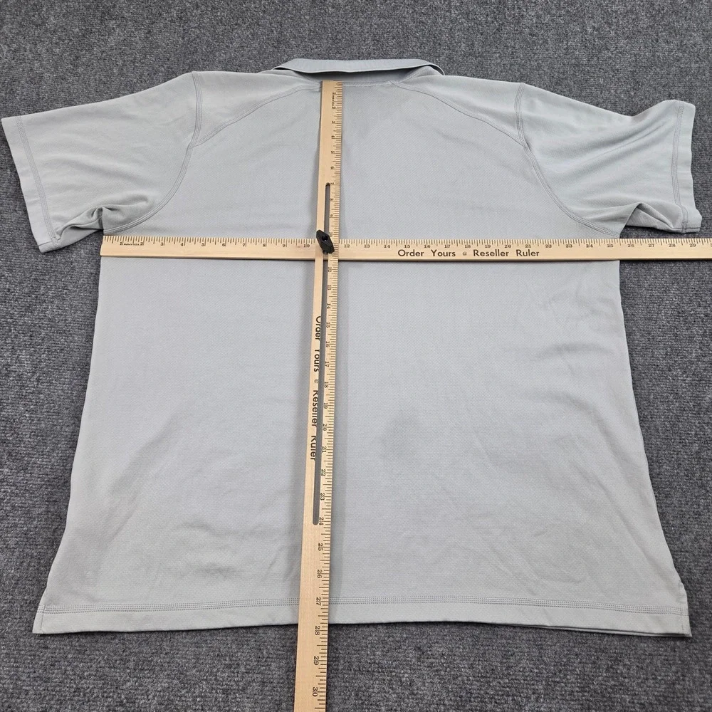The North Face Polo Shirt Mens XL Grey Short Sleeve Performance Hiking Gorpcore